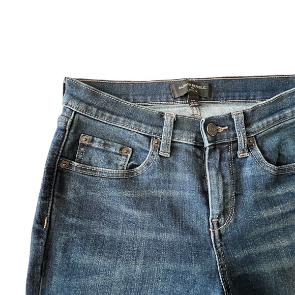 Banana Republic Skinny Fit Cropped Jeans Size 26/2 - Picture 5 of 9